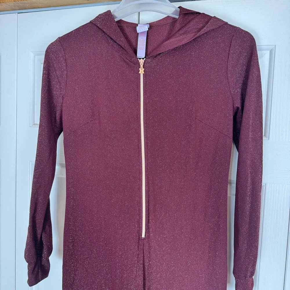 Savage X Fenty Maroon Jumpsuit with Gold Accents - Picture 2 of 7